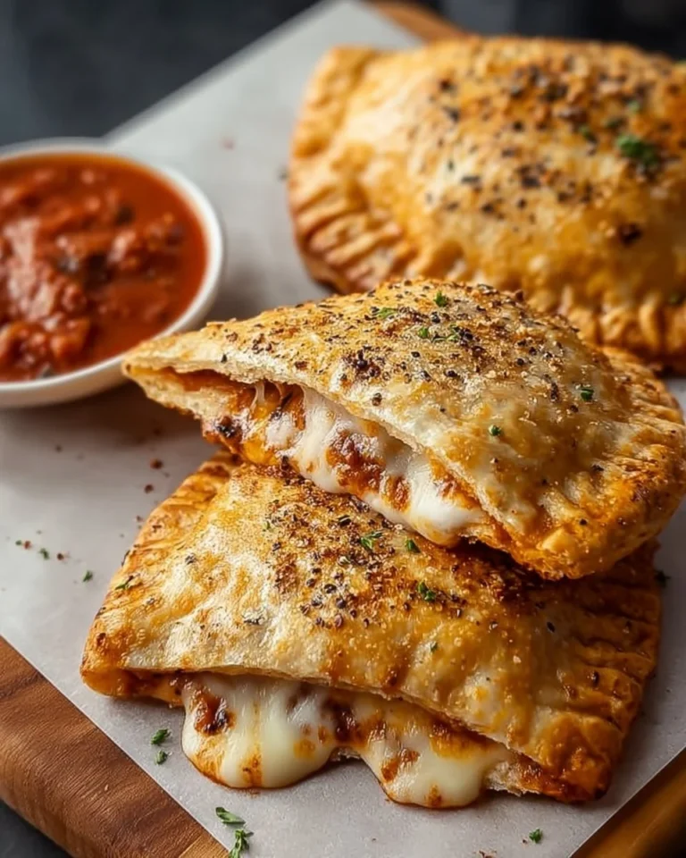 Delicious High Protein Pizza Hot Pockets, perfect for a guilt-free snack.