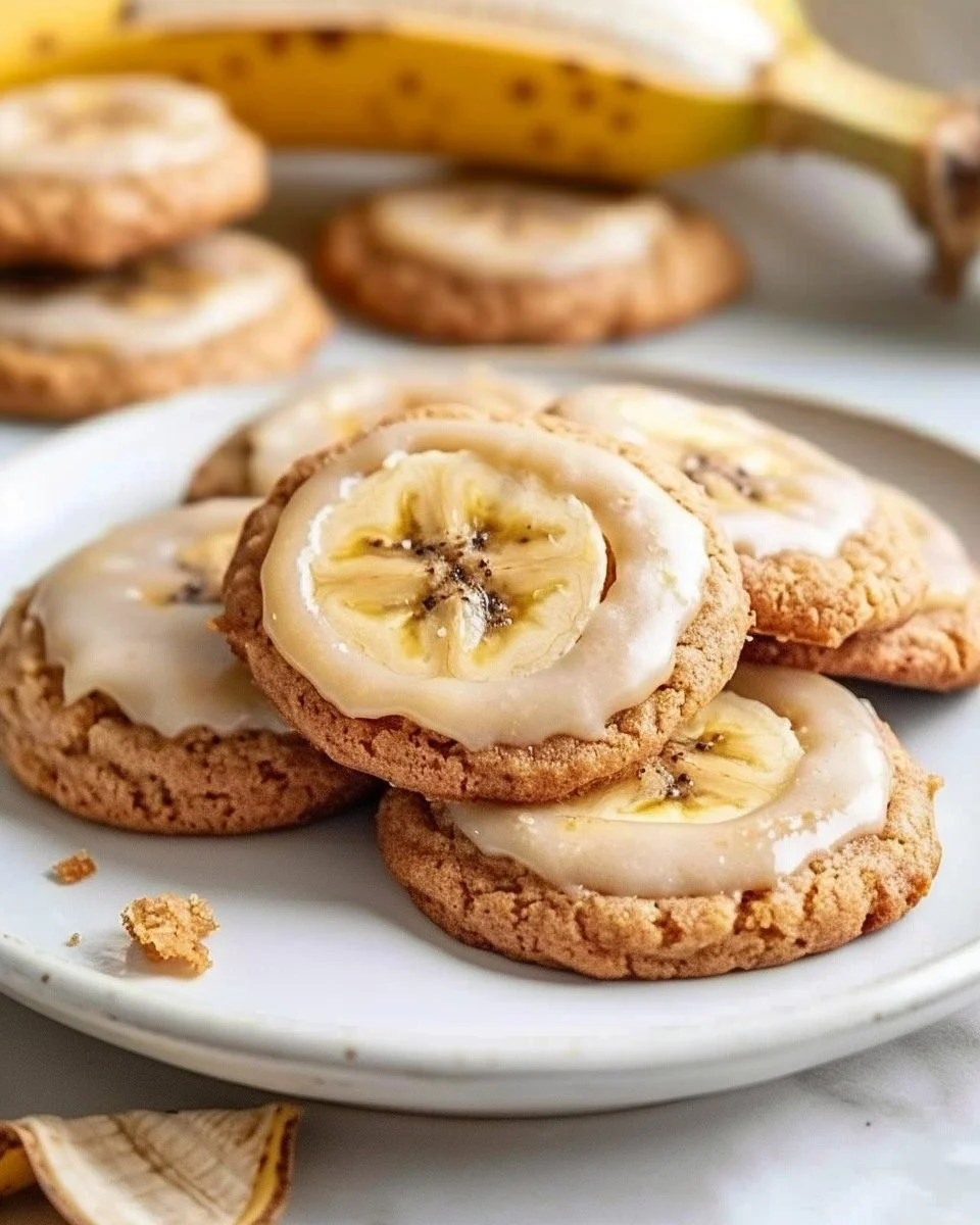 Banana Bread Cookies | Baked Dessert Recipes, Banana Bread Cookies, Banana Recipes