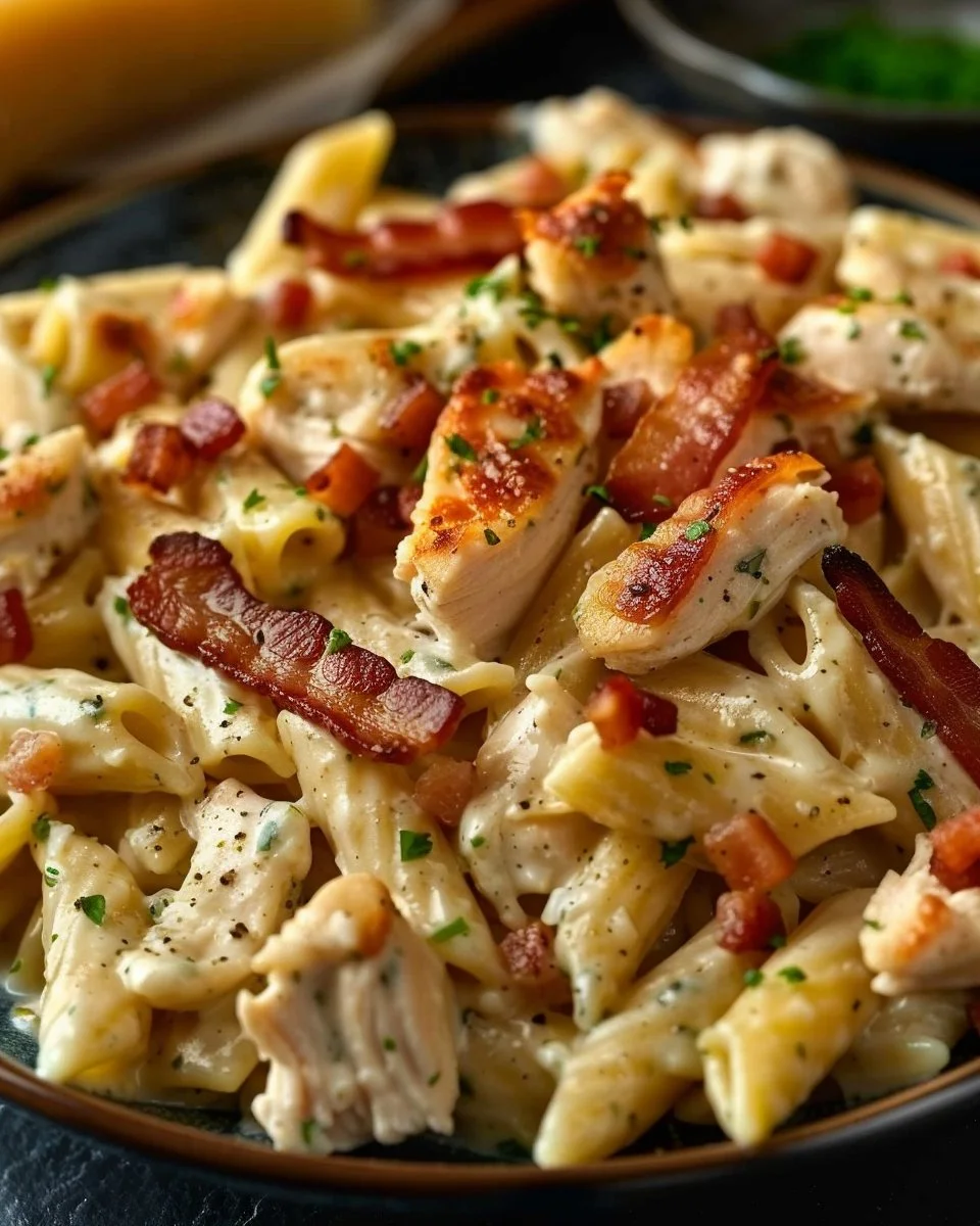 Chicken Bacon Ranch Pasta