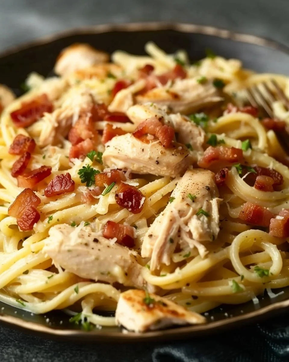 Chicken Bacon Ranch Pasta
