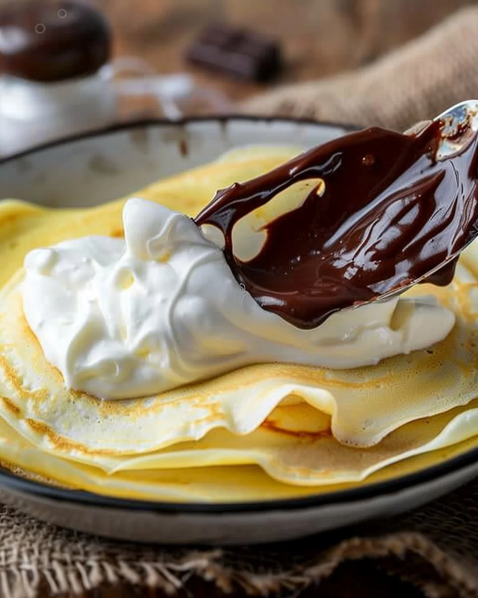 Chocolate Ganache Crepes