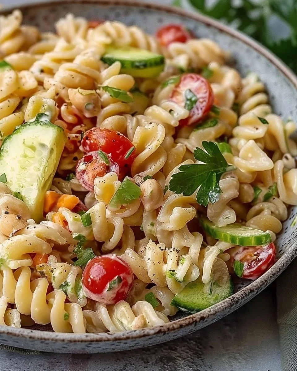 Creamy Vegan Pasta Salad