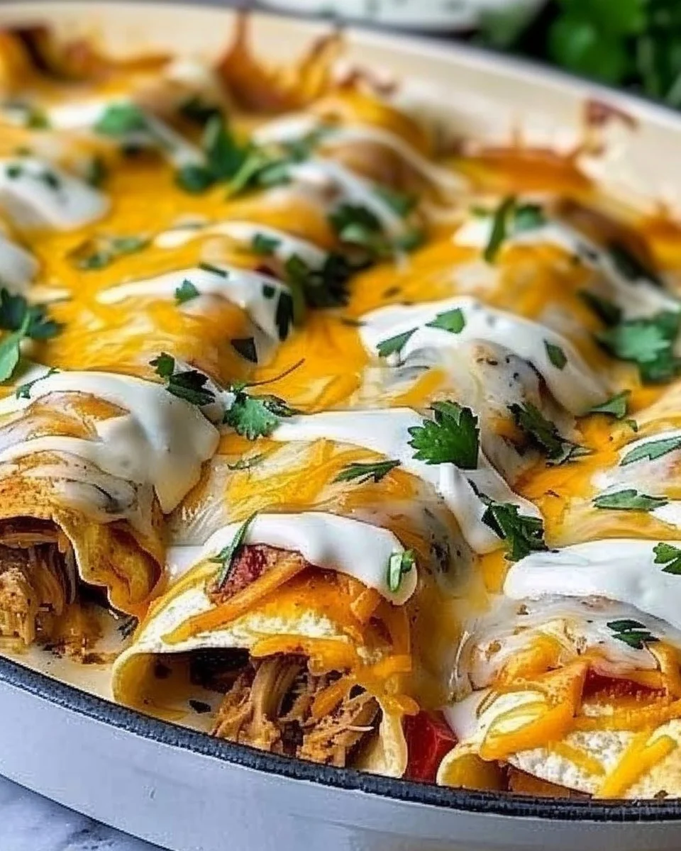 Create the Best High Protein Chicken Enchiladas for Dinner Tonight!