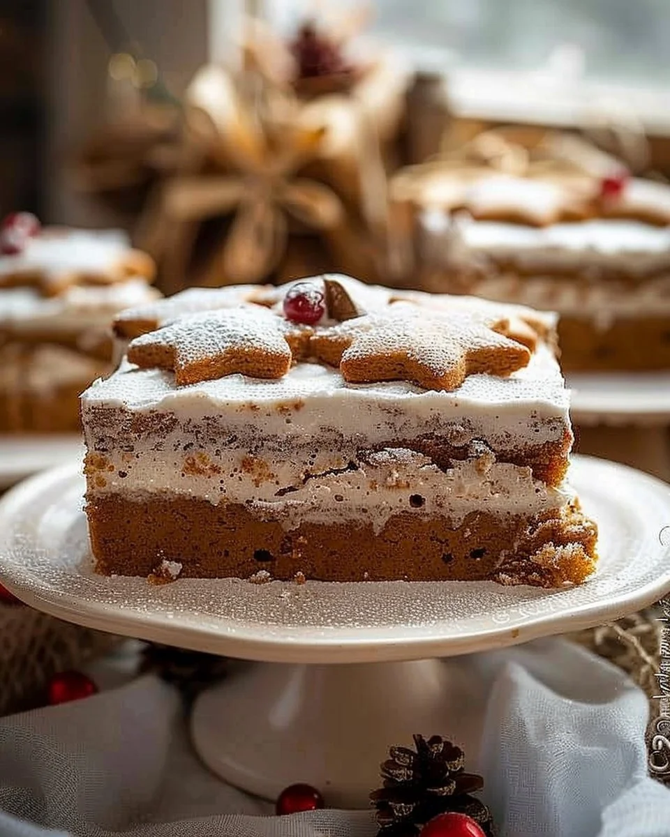 Gingerbread Ermine Cake