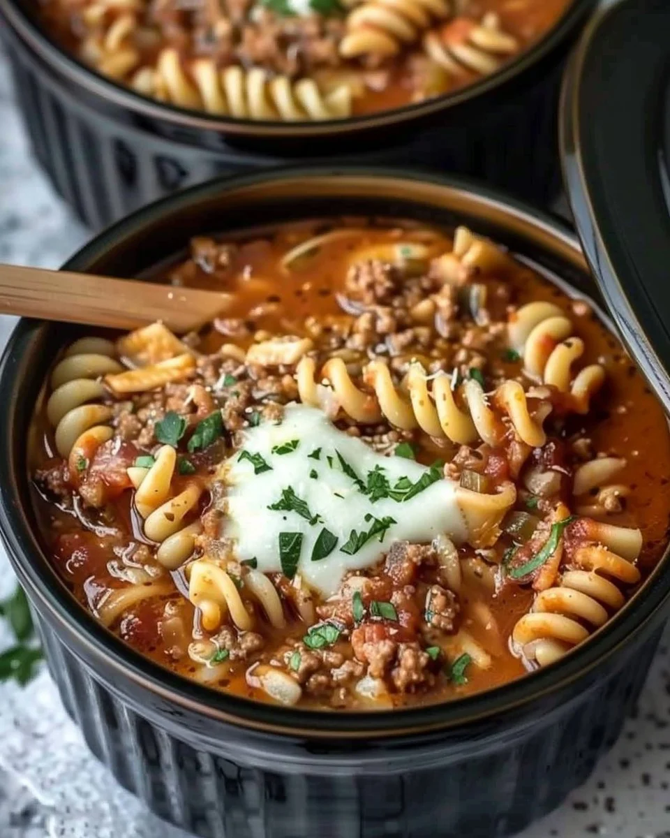Gluten Free Crock Pot Lasagna Soup