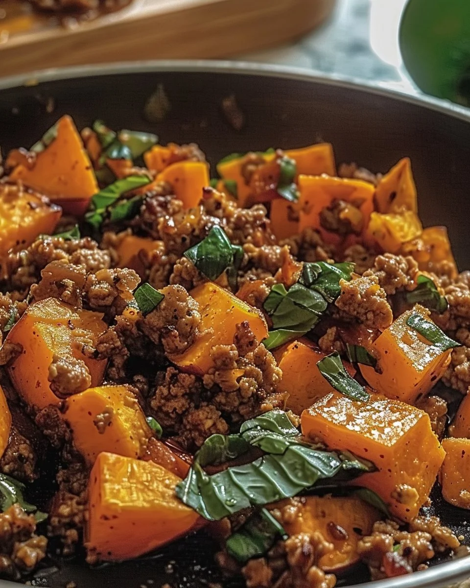 Ground Turkey Recipes Healthy | Sweet Potato Skillet
