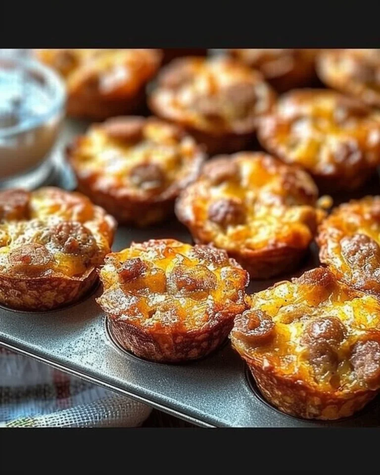 High-protein pancake sausage mini muffins for a healthy breakfast option