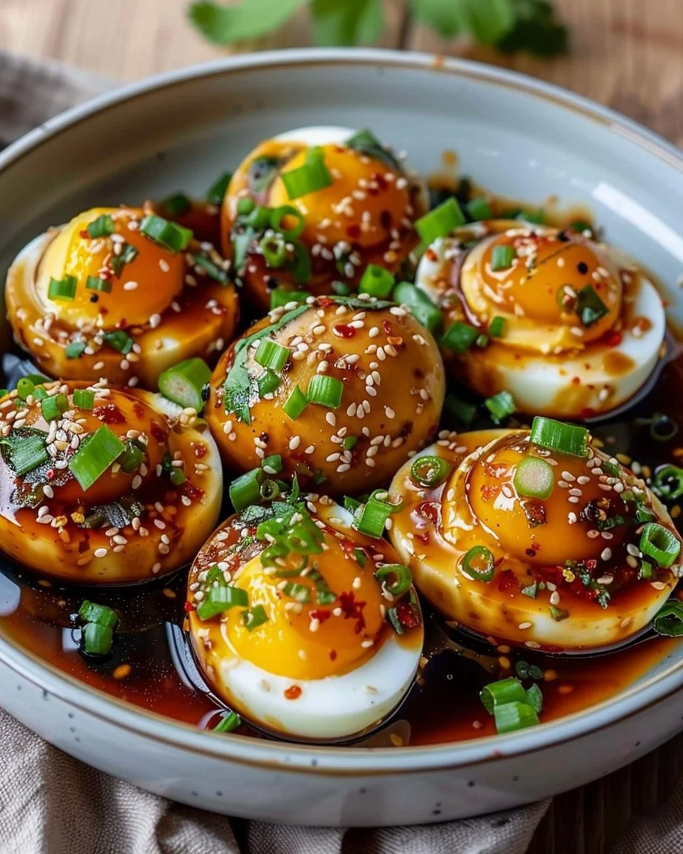 Korean Soy Marinated Eggs