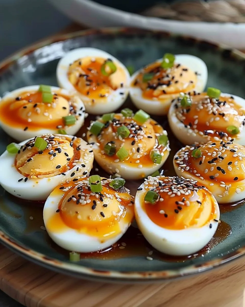 Korean Soy Marinated Eggs Bursting with Umami Flavor