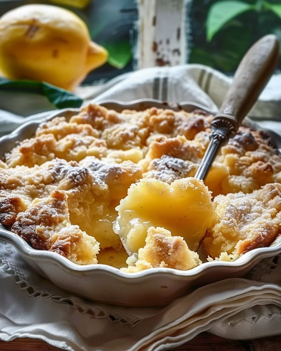 Magic Lemon Cobbler