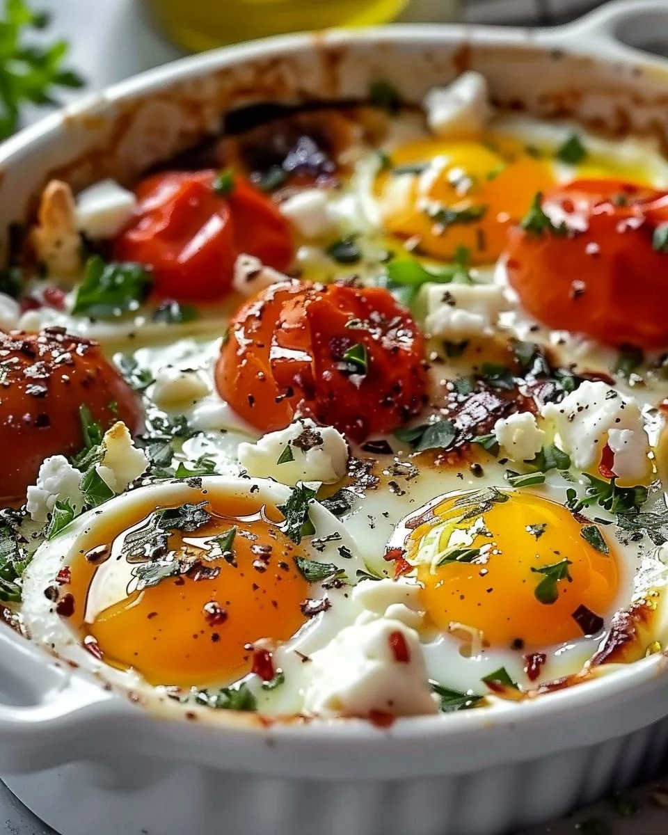 Mediterranean Baked Feta Eggs: Your New Favorite Comfort Dish