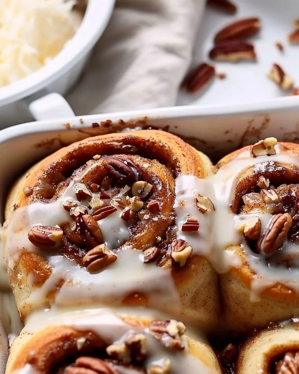 Pecan Pie Cinnamon Rolls