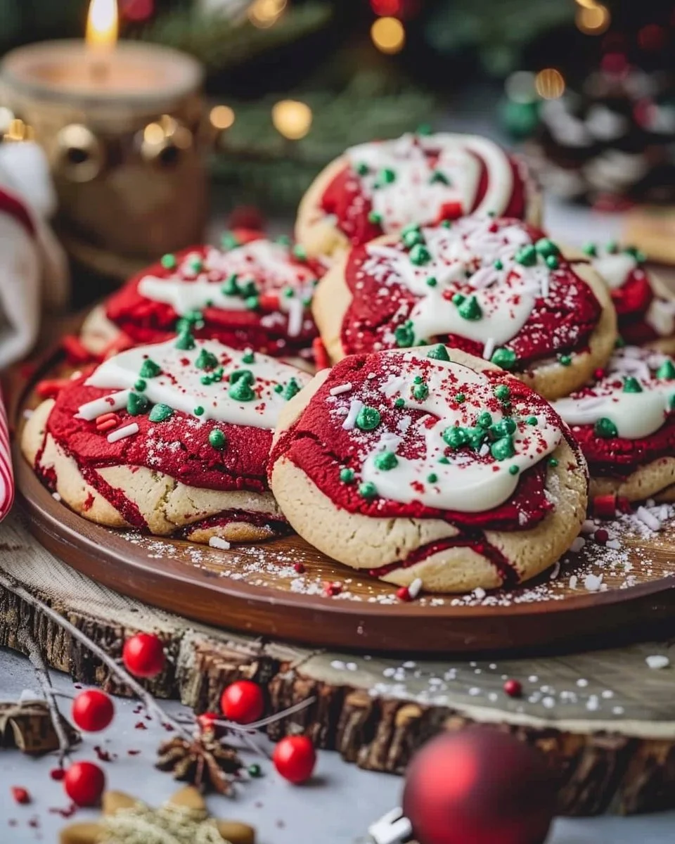 Red Velvet Santa's Cookies