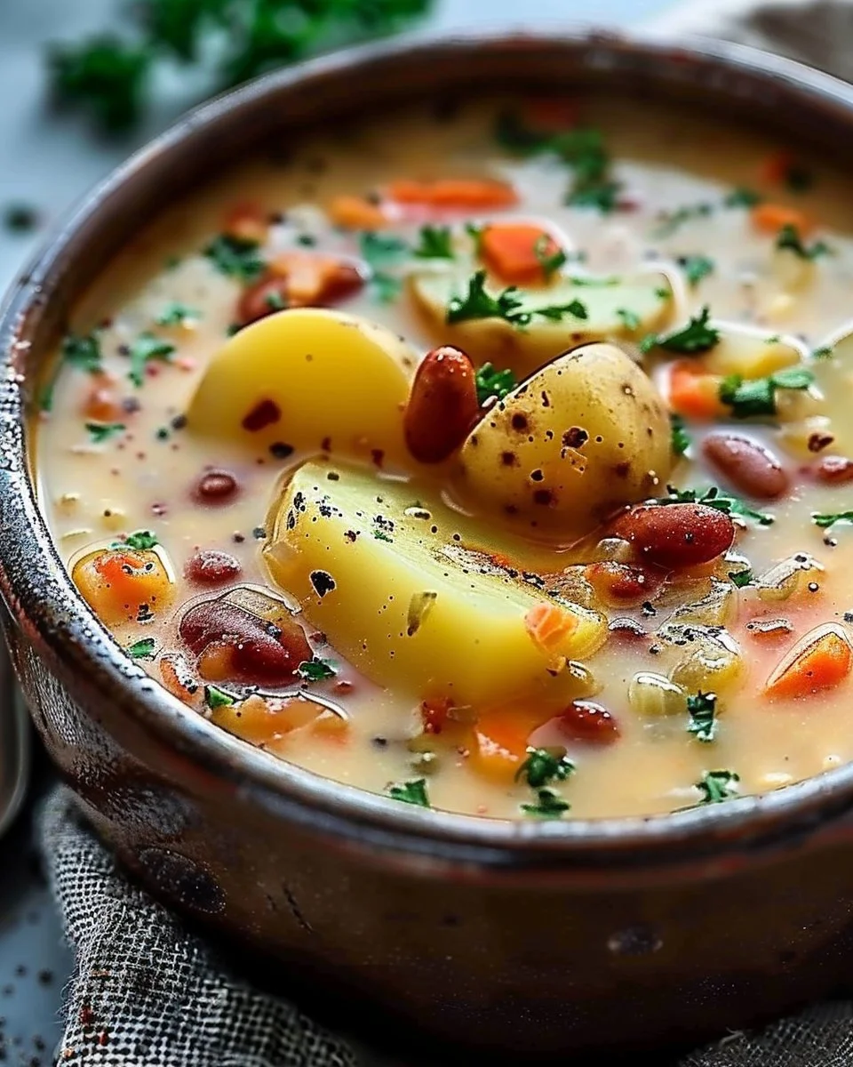 Slow Cooker Cajun Potato Soup