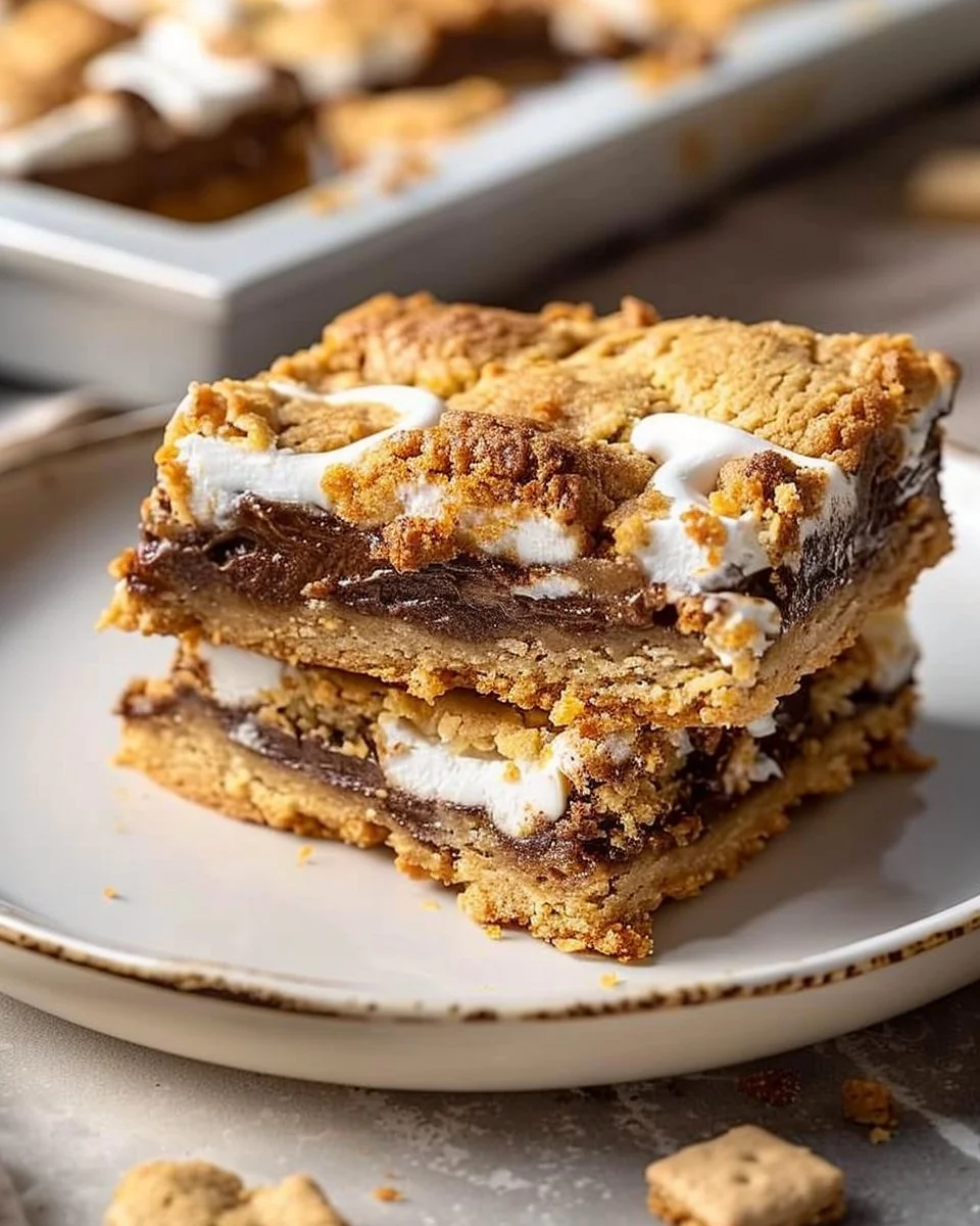 S'mores Cookie Bars