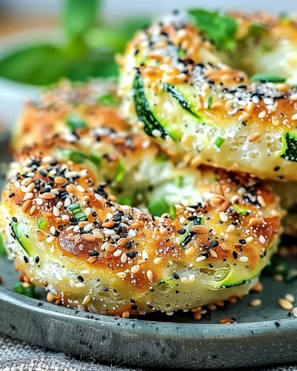 Zucchini Bagels